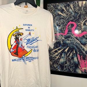 Size small miller high life vintage tee